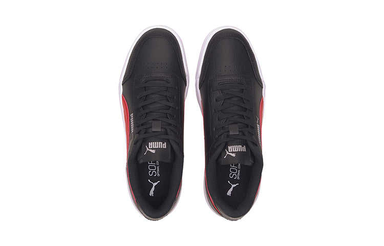 (GS) PUMA Caracal Casual Sneakers Black/White/Red 370529-08