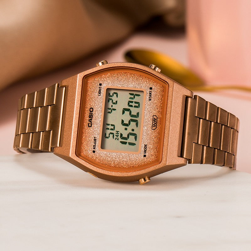 Casio Youth Digital Watch 'Rose Gold' B640WCG-5