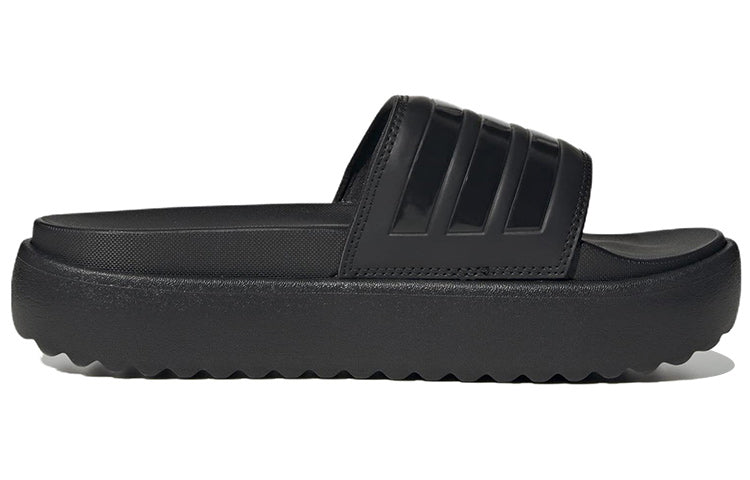 (WMNS) adidas Adilette Platform Slide 'Triple Black' HQ6179