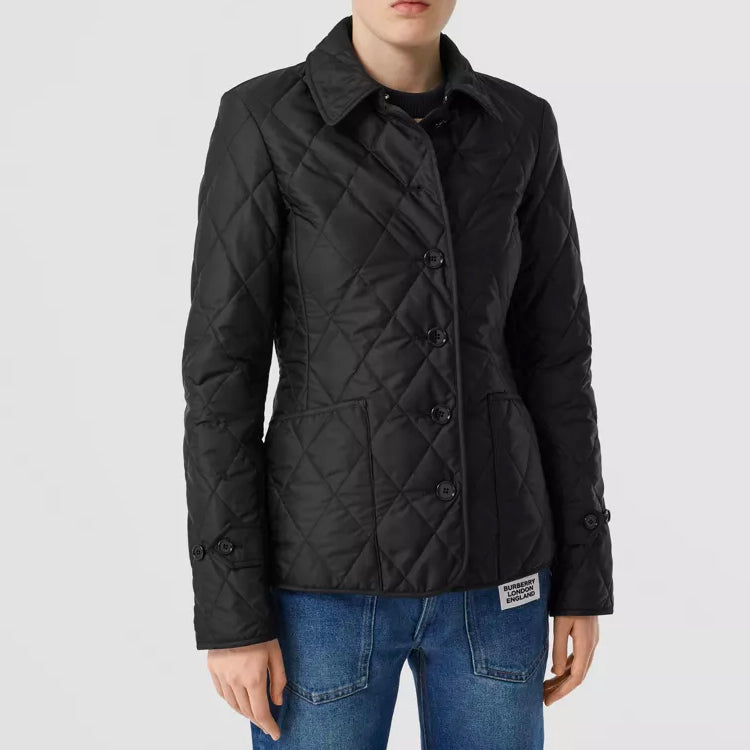 Burberry Diamond Quilted Temperature Control Jacket For Black 80233201
