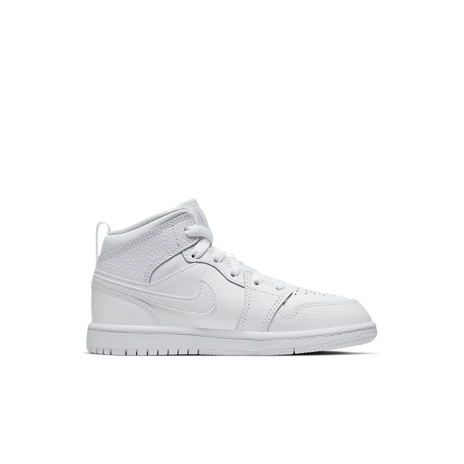 (PS) Air Jordan 1 Mid 'Triple White 2021' 640734-130