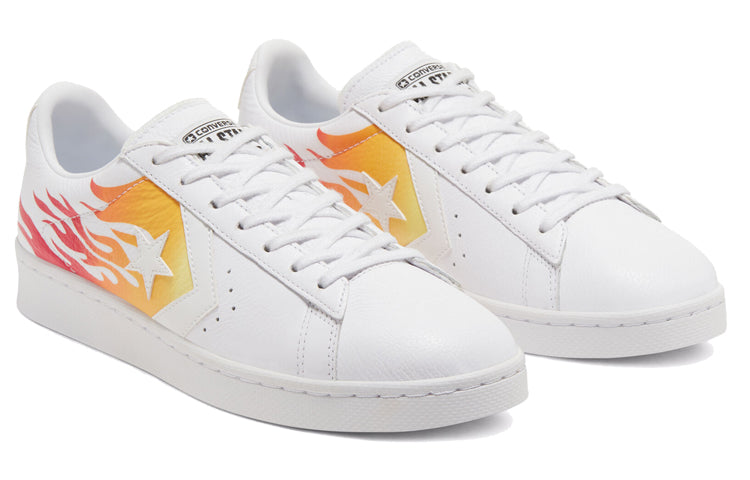 Converse Pro Leather Low 'Archival Flame Print' 167935C