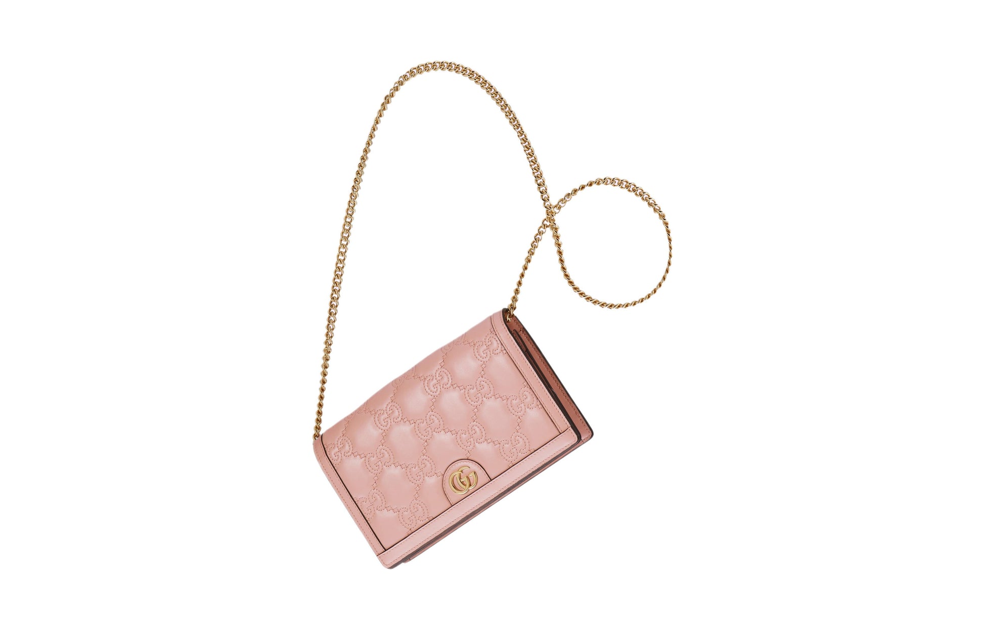 (WMNS) Gucci GG Matelass Chain Wallet 'Light Pink' 723787-UM8IG-5909