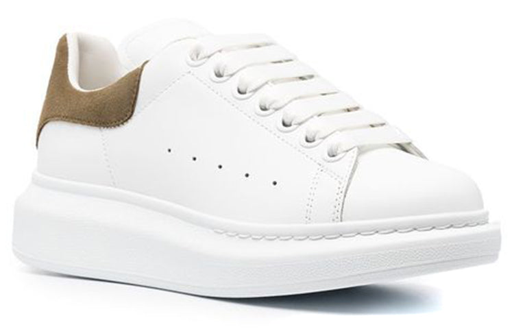(WMNS) Alexander McQueen Oversized Sneaker 'White Khaki' 553770WHGP79256