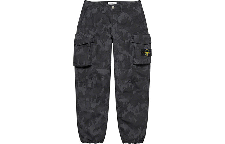 Supreme SS22 Week 12 x STONE ISLAND Reactive Ice Camo SUP-SS22-717-BLK