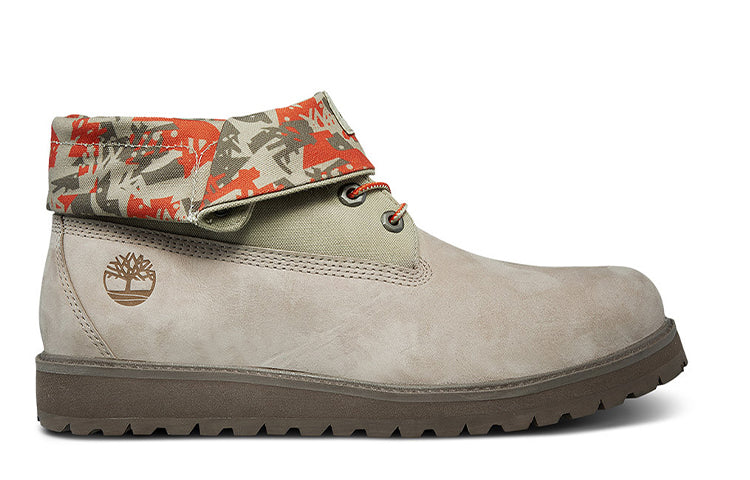 Timberland Richmont Ridge Roll Top Wide-Fit Boots 'Beige Green Red Camouflage' A29JJW