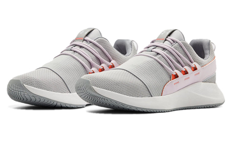 (WMNS) Under Armour Charged Breathe Lace 'Grey Pink' 3022584-104