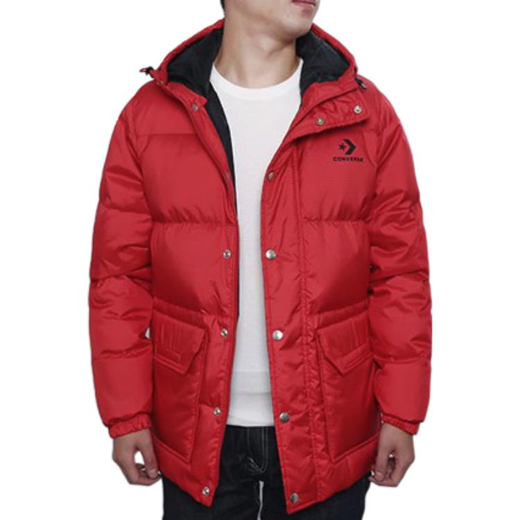 Converse Down Fill Puffer Jacket Asia Sizing 'Red' 10006880-A03