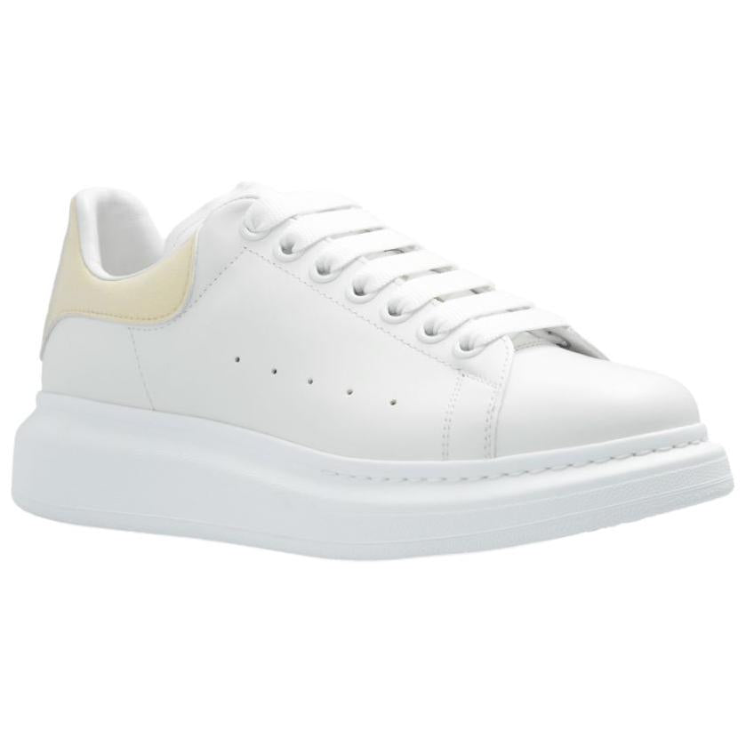 (WMNS) Alexander McQueen Oversized Sneakers 'Baby Yellow White' 718233WIEEL8762