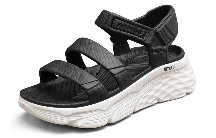 (WMNS) Skechers Ultra Flex Casual Sandal Black 111126-BKW