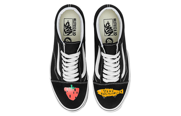Vans Old Skool Classic Casual Skateboarding Shoes Series 275C Unisex Black VN0A5KRF6BT