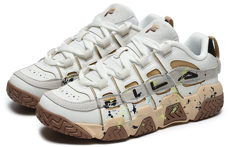 FILA FUSION ADE Barricade Sneakers 'White Brown' T12M233206FWB