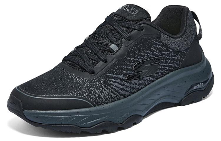 (WMNS) Skechers Go Walk Arch Fit Outdoor Wild 'Black Navy' 124448-BBK