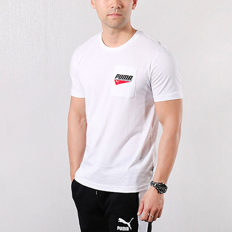 PUMA Pocket T-Shirt 'White' 844617-02
