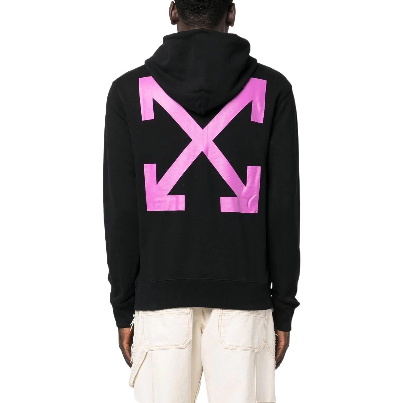 Off-White Caravaggio Print Cotton Hoodie 'Black Cyclamen' OMBB097S23FLE0031034