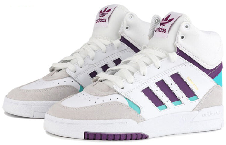 (WMNS) adidas originals Drop Step 'White Gray Purple' EF7149