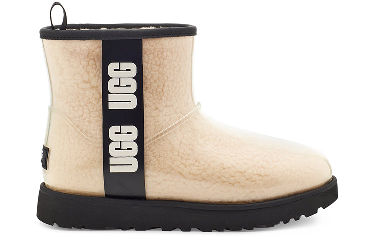 (WMNS) UGG CLASSIC CLEAR MINI Snow boots 'Black' 1113190-NBLC