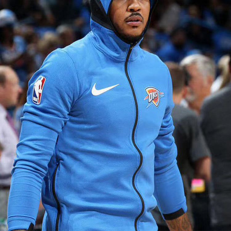 Nike Thunder Athleisure Casual Sports Cardigan Hooded Jacket Blue 899863-403