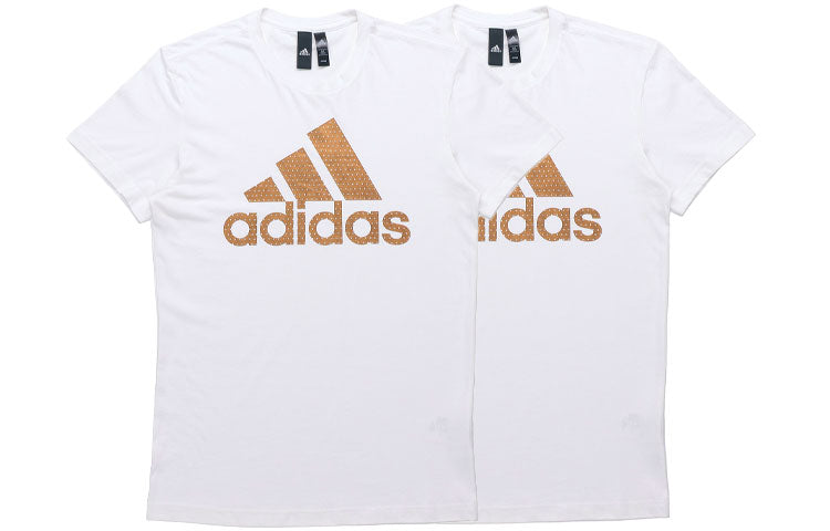 adidas Printing Sports Short Sleeve White CV4509