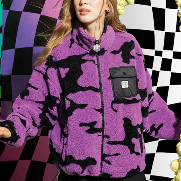 (WMNS) Vans X Ireneisgood Sherpa Jacket 'Purple' VN0007VM43F