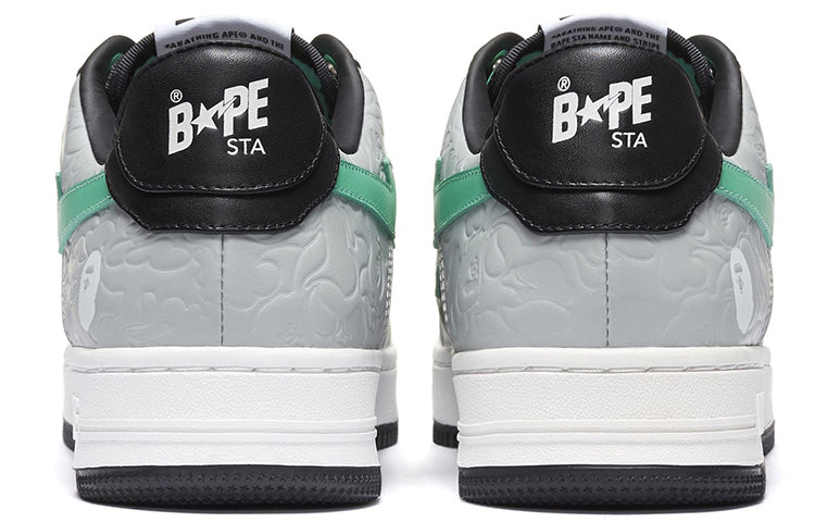 A BATHING APE Sta Grey Yellow 1H70-191-002