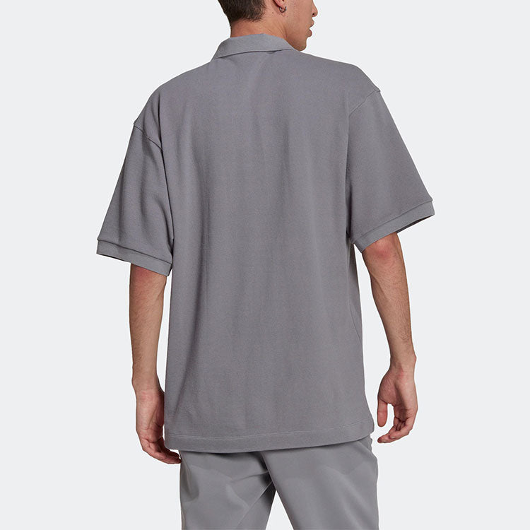 adidas Originals x Blue Version Polo Shirt 'Light Gray' HM2346