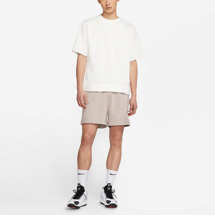 Nike Dri-fit Standard Issue Round Neck Pullover Sports Short Sleeve White CV1940-133