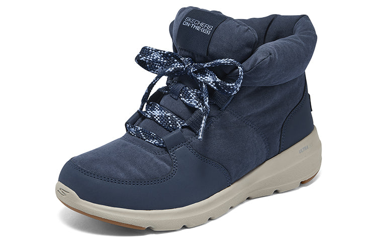 (WMNS) Skechers Glacial Ultra 'Trend Up - Navy' 144194-NVY