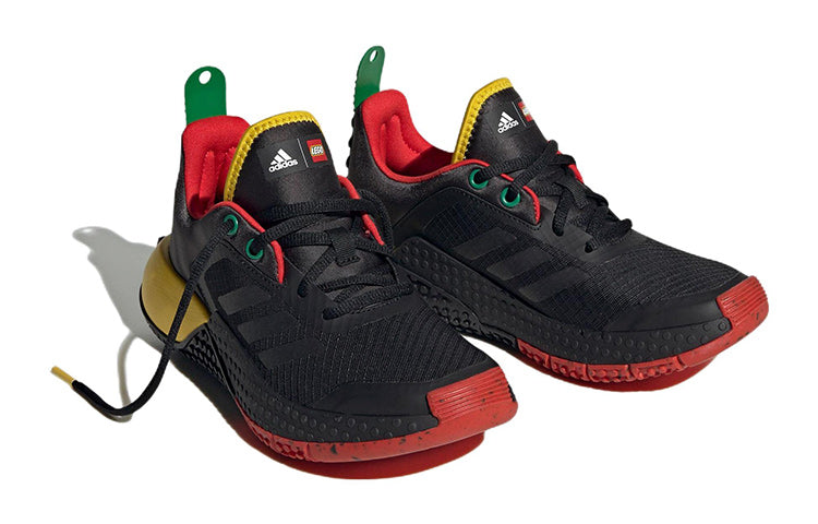 (GS) adidas Sport DNA x LEGO 'Black Red' HQ1313