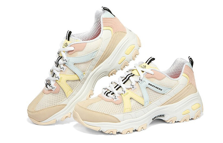 (WMNS) Skechers DLITES 1.0 'White Rainbow' 896079-WMLT