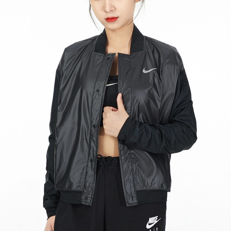 (WMNS) Nike Casual Short Woven Jacket Black DD6848-010