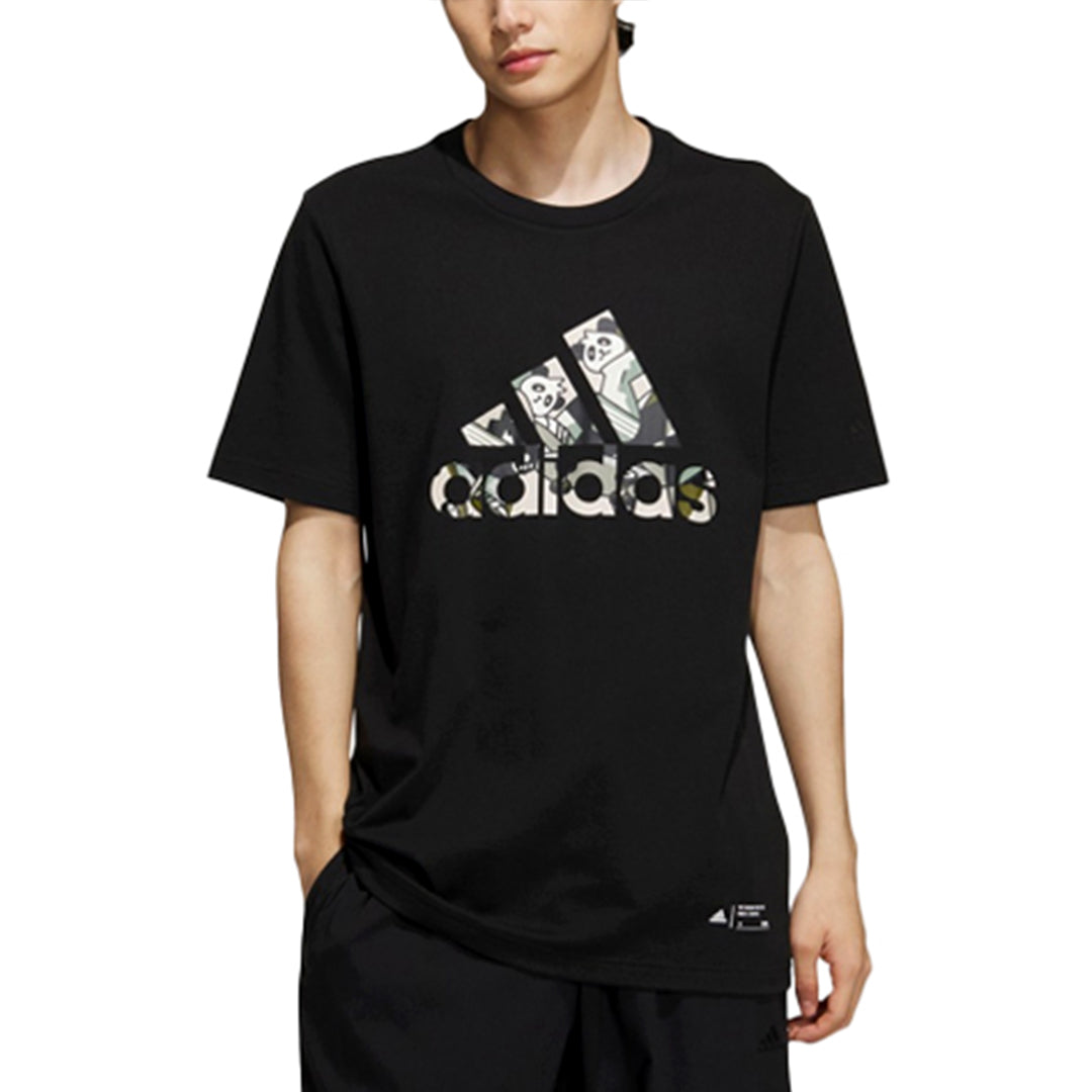adidas China Bos T-Shirts 'Black White' IP3968
