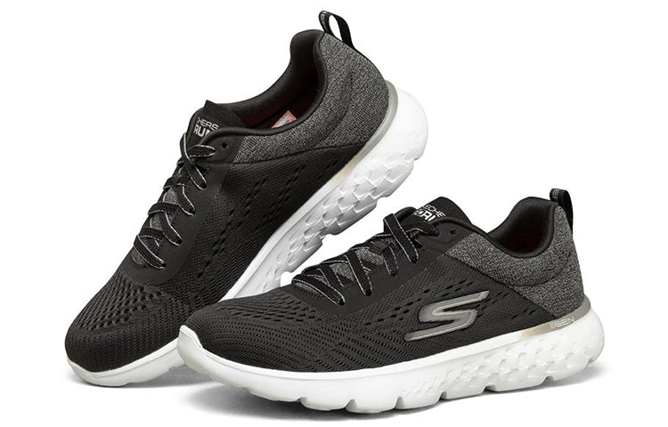 (WMNS) Skechers Go Run 400 Low-Top Black 667055-BKGY