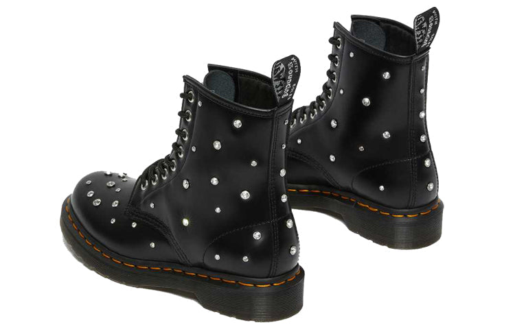 (WMNS) Swarovski x Dr. Martens 1460 Martin Boots Black 27208001