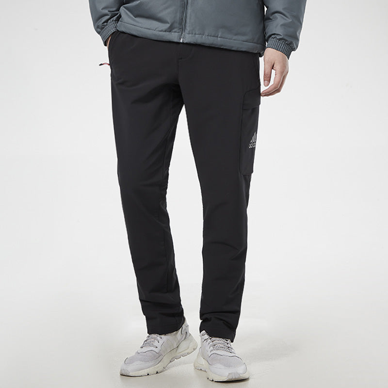 adidas Casual Sports Woven Fleece Cargo Long Pants Black GN7352