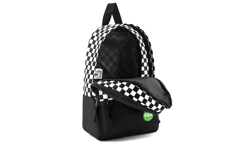 Vans Checkerboard Logo Backpack 'Black' VN0A4DROZEK