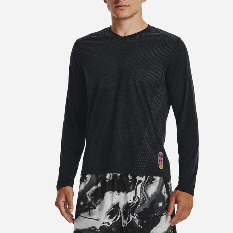 Under Armour Breeze Run Anywhere Long Sleeve T-shirt 'Black' 1375273-001