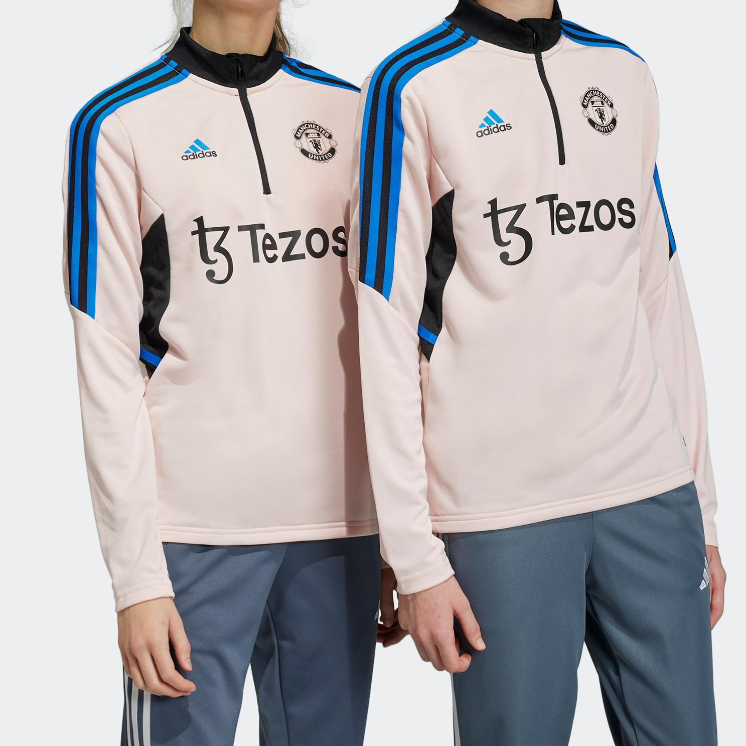 (GS) adidas Manchester United Condivo 22 Training Top 'Pink' IJ4849