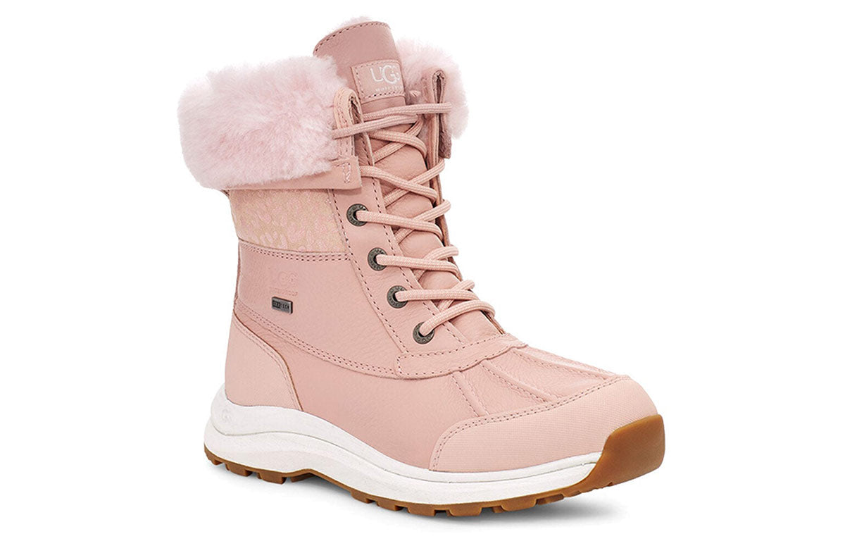 (WMNS) UGG Adirondack III Snow Leopard Pink Red 1112311-QRT