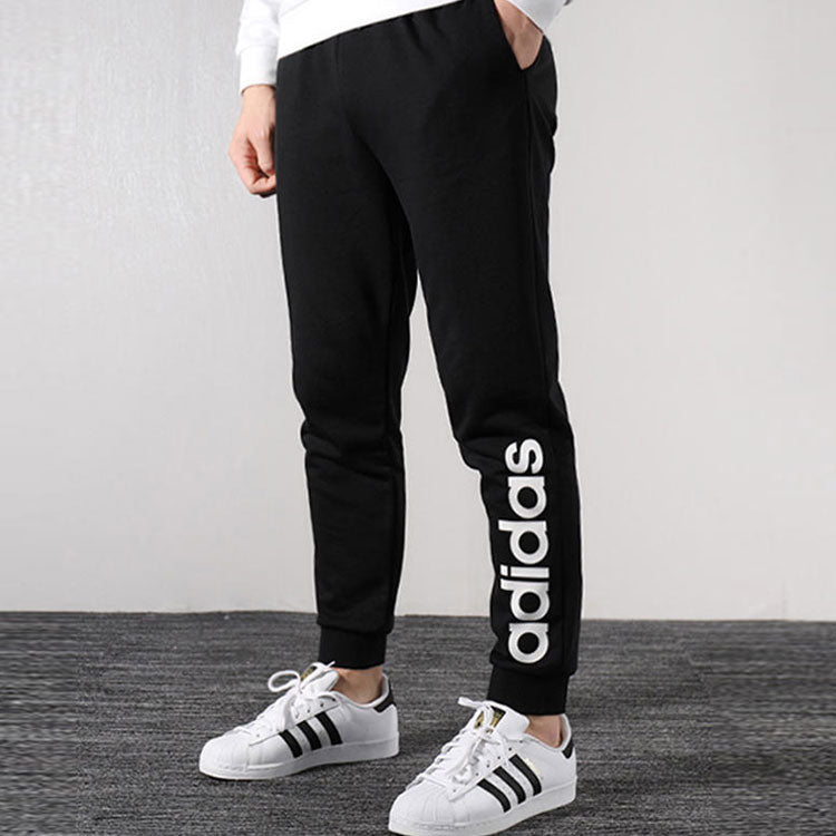 adidas neo M CE TP Casual Sports Knit Long Pants Black DM4277