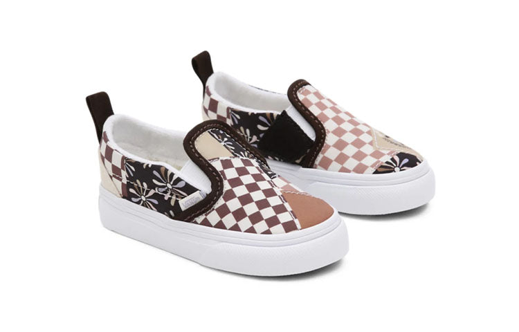 Vans Divine Energy Classic Slip-On Velcro 'Cream Brown White' VN000UBSAS0