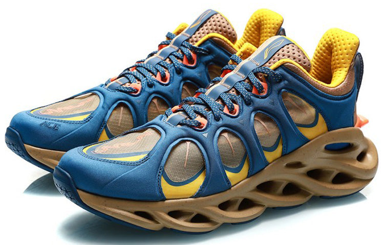 (WMNS) Li-Ning Arc 'Blue Yellow' ARHP226-1