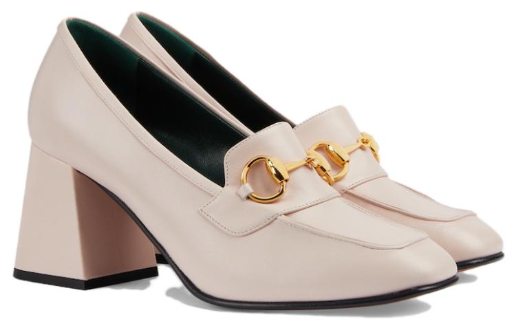 (WMNS) Gucci Web Accent Leather Pumps 'Pink' 757934-AACE8-5912