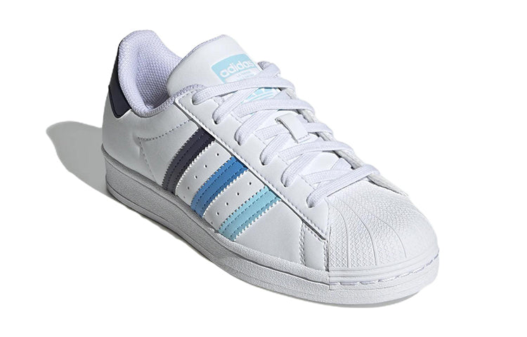 (GS) adidas Superstar Shoes 'White Bliss Blue' GY9327