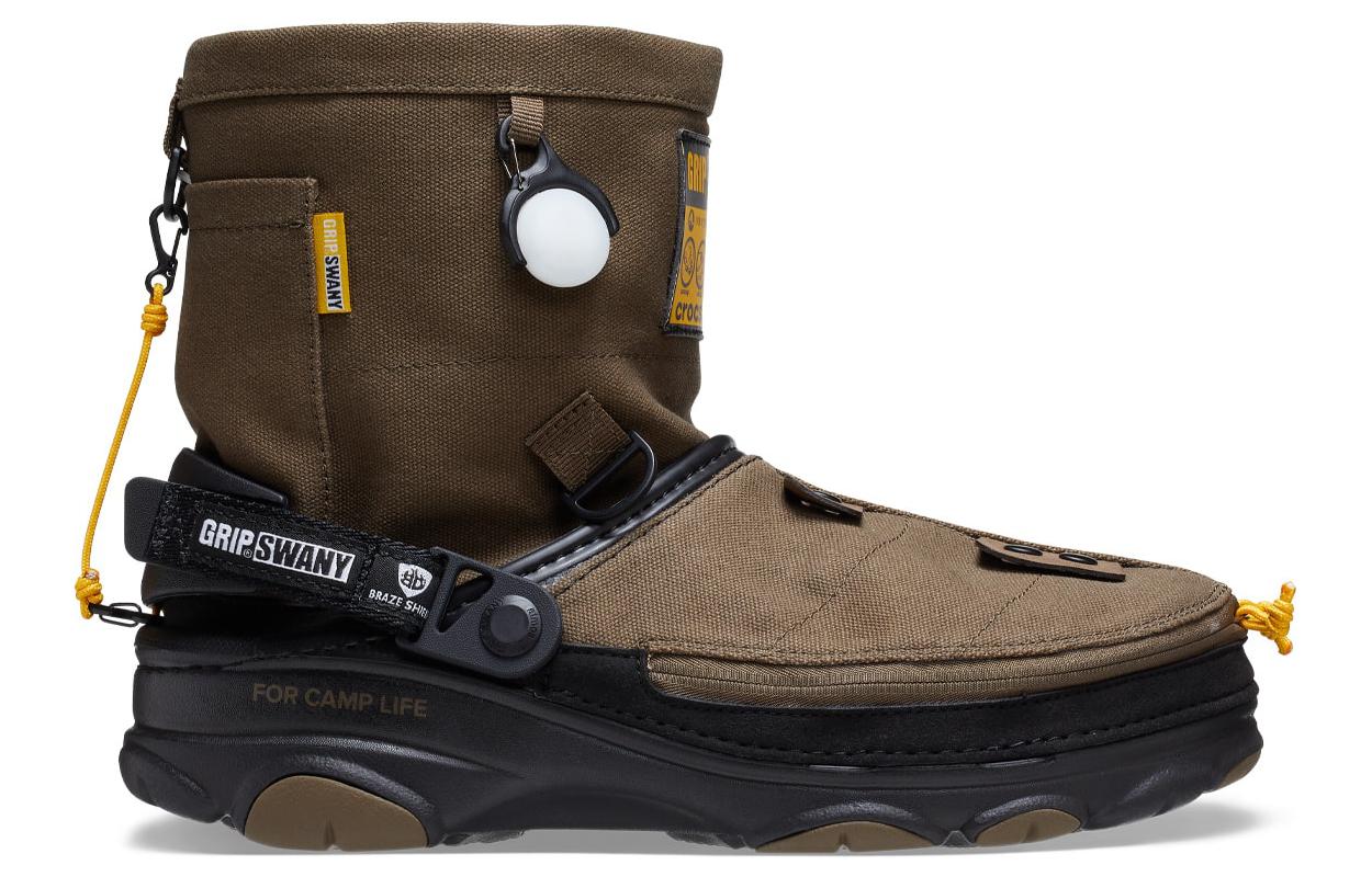 Crocs x GRIP SWANY atmos All-Terrain Clog 'Olive' 208017-337