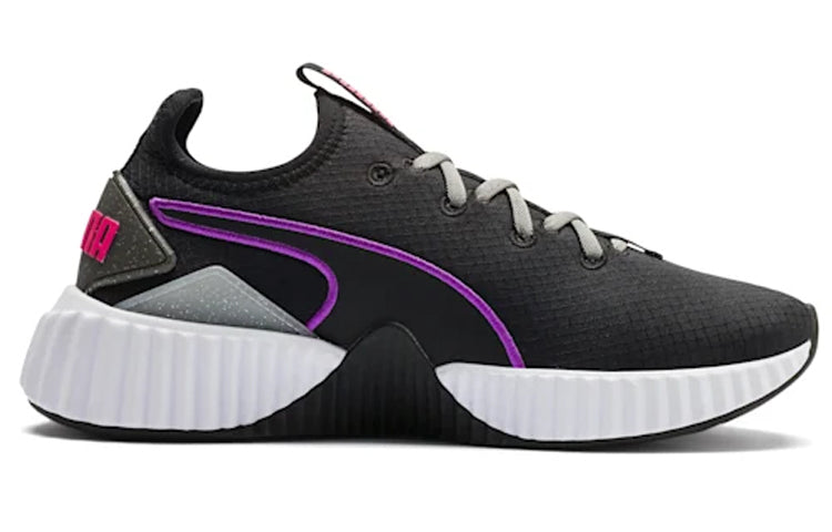 (WMNS) PUMA Defy Sheen 'Black Purple' 192627-01