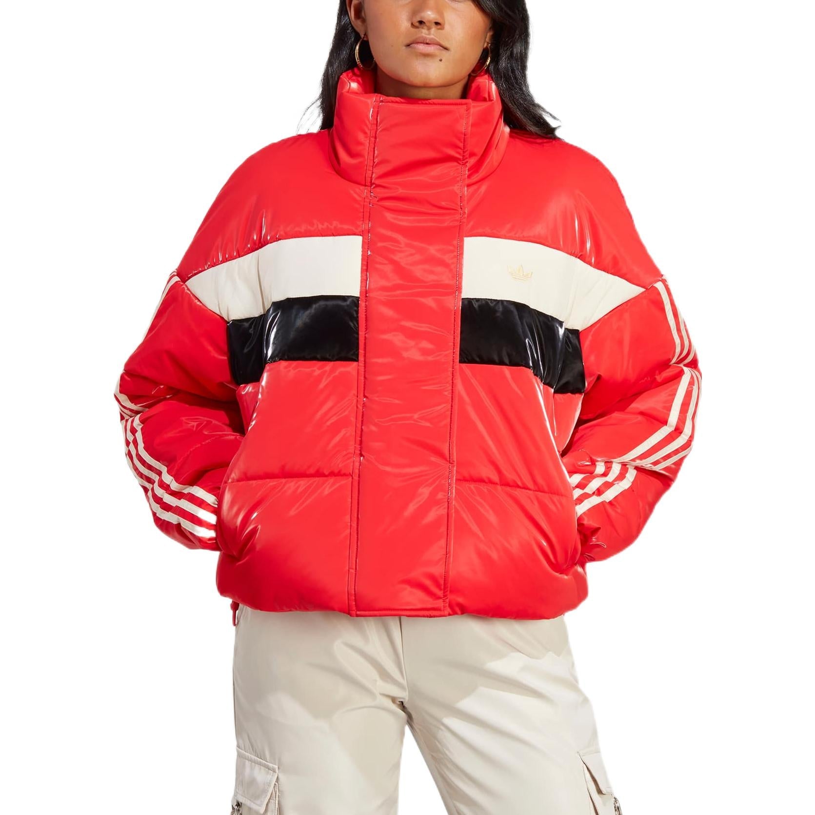 (WMNS) adidas Ski Chic Puffer Jacket Asia Sizing 'Red' IA3918