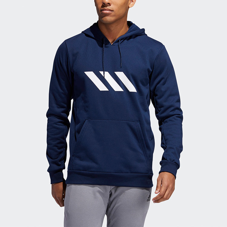 adidas Spt Bb Po Basketball Casual Sports Pullover Large Navy Blue EC6233