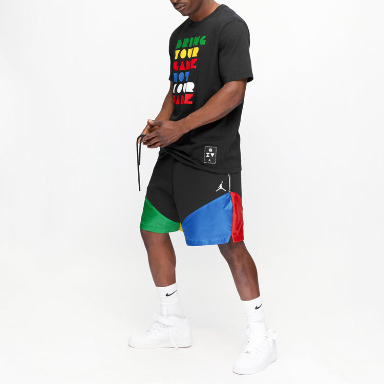 Air Jordan Basketball game Q54 Short Sleeve Black CK0610-010