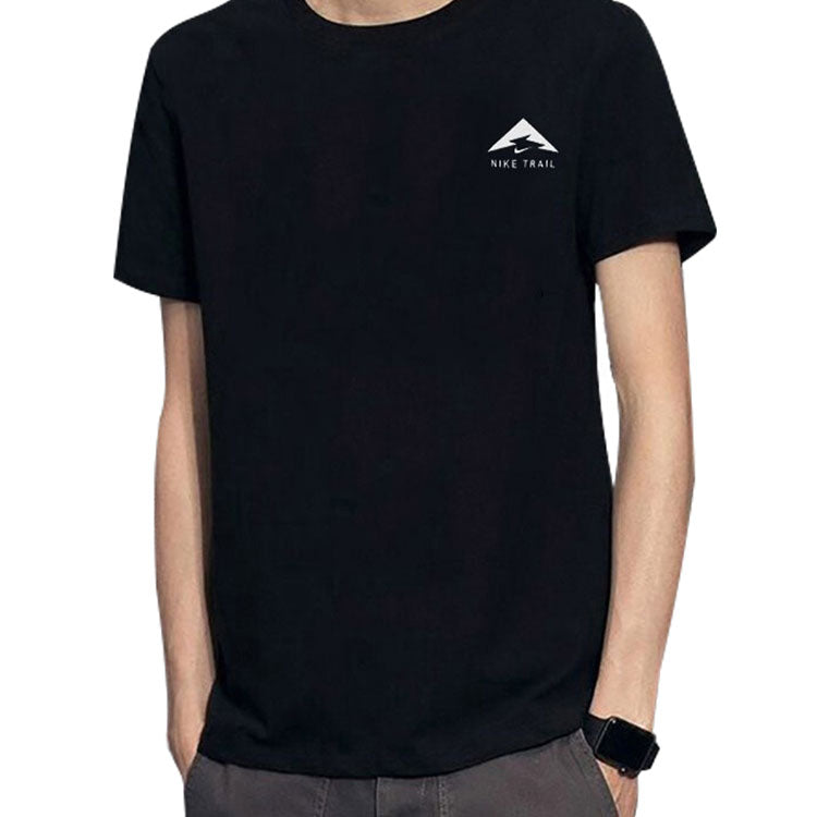 Nike Trail Printing Athleisure Casual Sports Short Sleeve Black CT5811-010